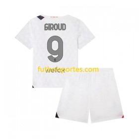 Camiseta AC Milan Olivier Giroud 9 Niño Segunda Equipación 2023/2024
